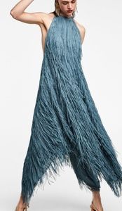NWT Zara fringe dress